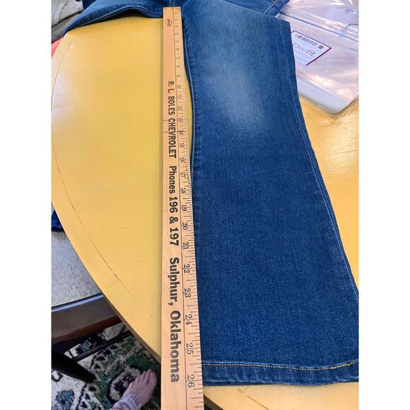 Current/Elliott The Lou High Rise Denim Cropped Flare Jeans Mina Womens 26 NWT - Picture 7 of 7